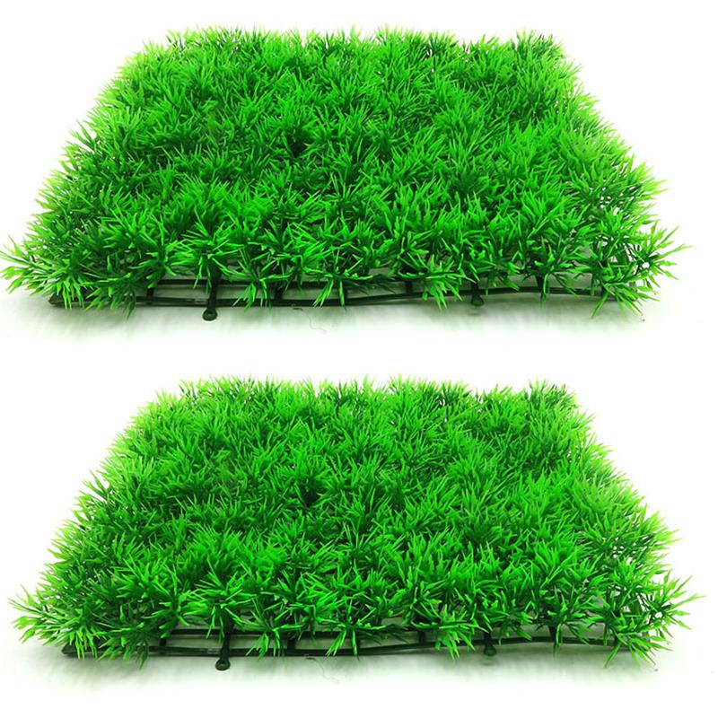 Artificial Green Grass Plant L - Aquarium Fish Green review and price