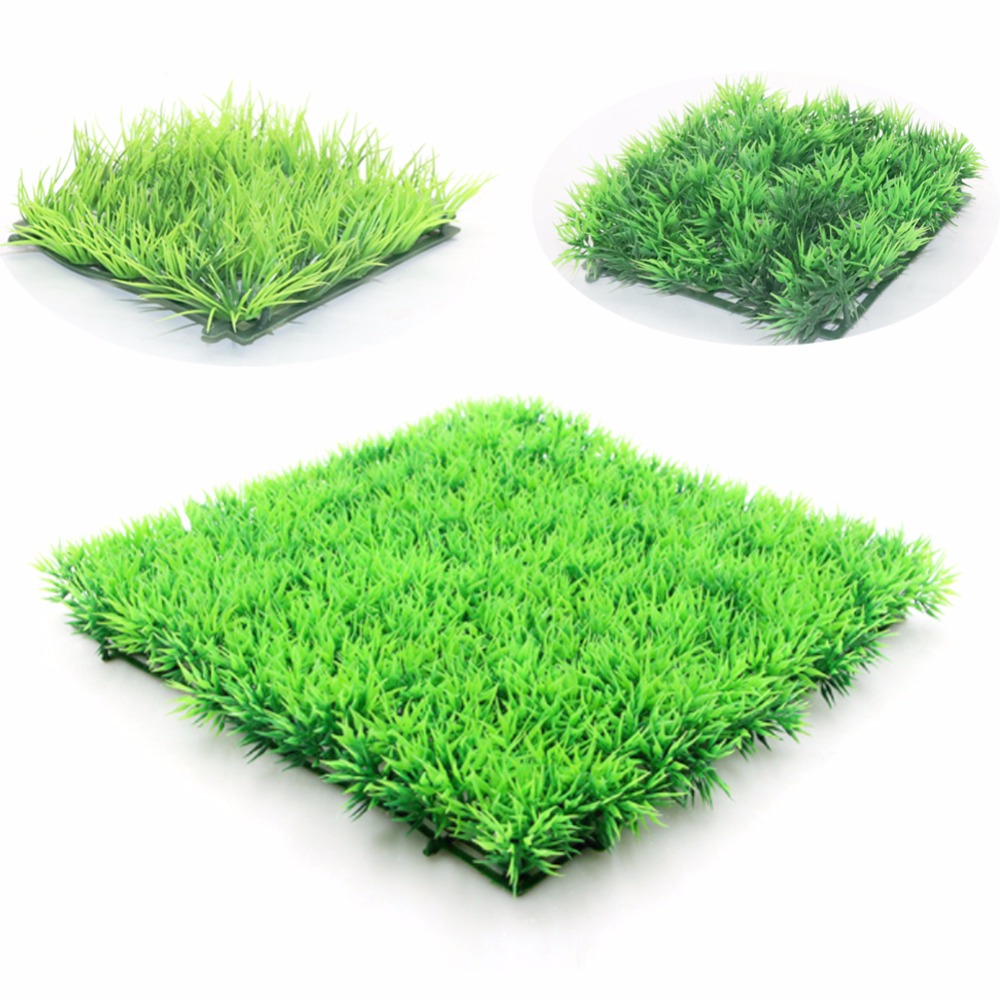 Artificial Green Grass Plant L - Aquarium Fish Green review and price