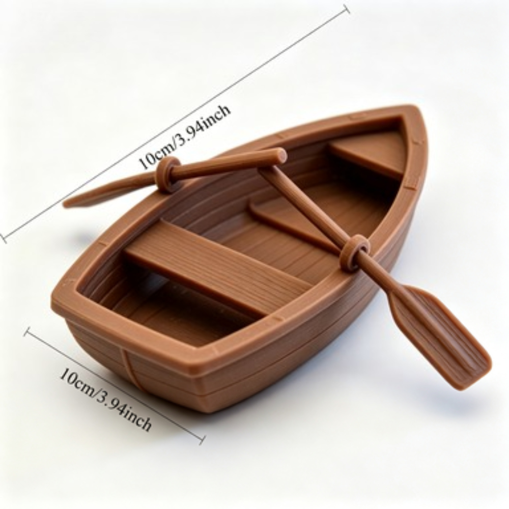 Mini Double Oar Wooden Boat Aq - Aquarium Fish For Sale Online review and price