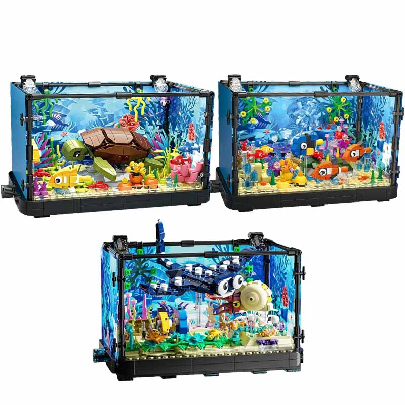 Fish Tank Building Block Set w - Aquarium Fish Marine review and price