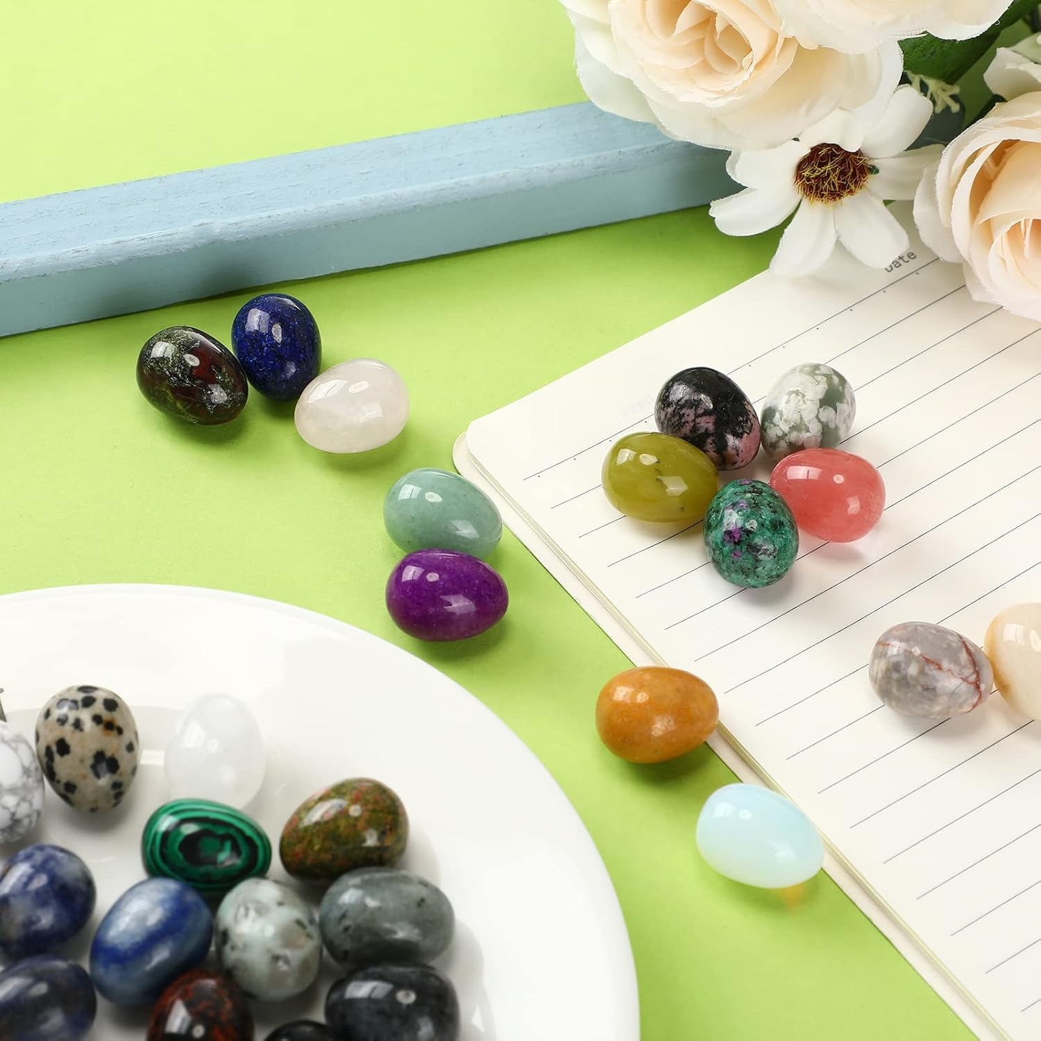 8  pcs natural crystal beads,  - Aquarium Fish For Sale Online review and price