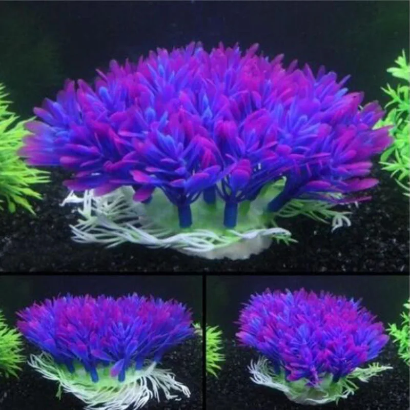 Artificial Wide Short Fish Tan - Aquarium Fish Green review and price