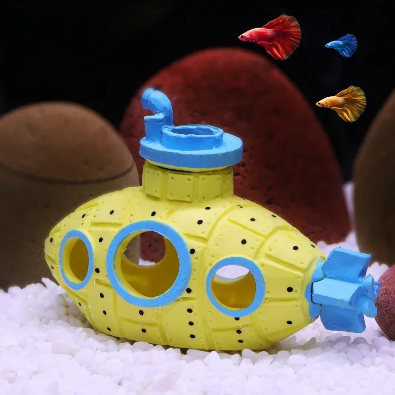 Resin Submarine Ornaments Aqua - Aquarium Fish For Sale Online review and price