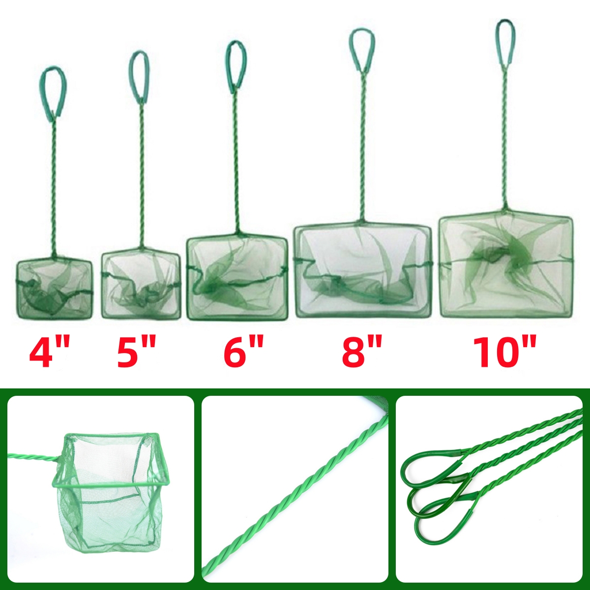 3~10 Inch Portable Nylon Green - Aquarium Fish Green review and price