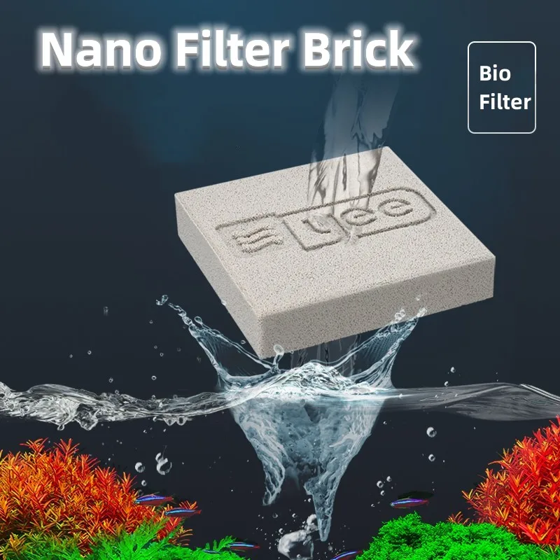 1/2pcs Fish Tank Nano Ceramic  - Aquarium Fish Marine review and price
