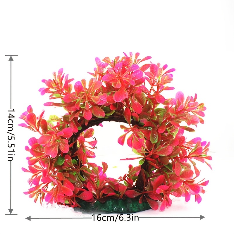 Underwater Wreath Artificial U - Aquarium Fish Green review and price