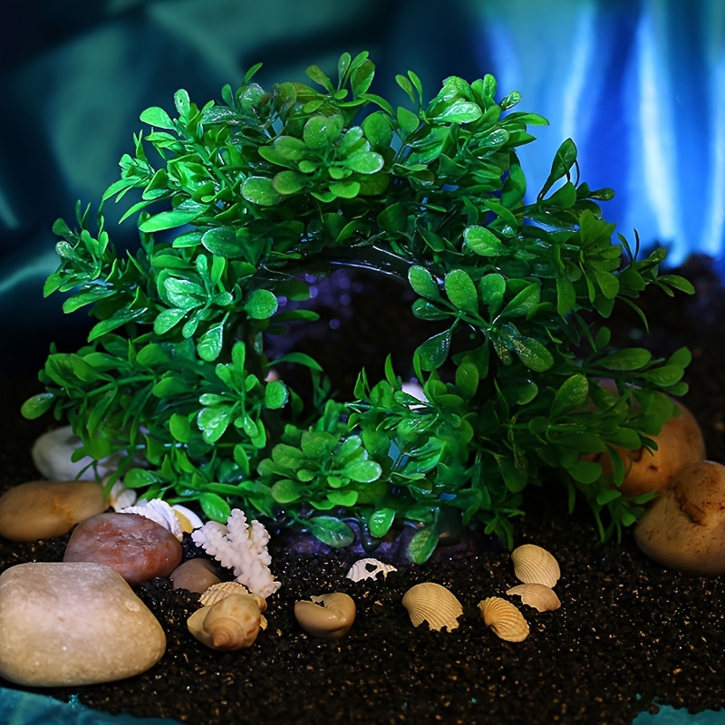 Underwater Wreath Artificial U - Aquarium Fish Green review and price